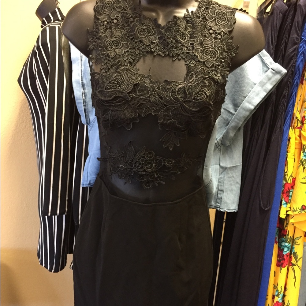 Black Lace Dress